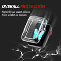 Miniatyrbillede 2 af 7: 2-PACK Full Coverage Ultratynd TPU Cover Apple Watch SE 40mm væske
