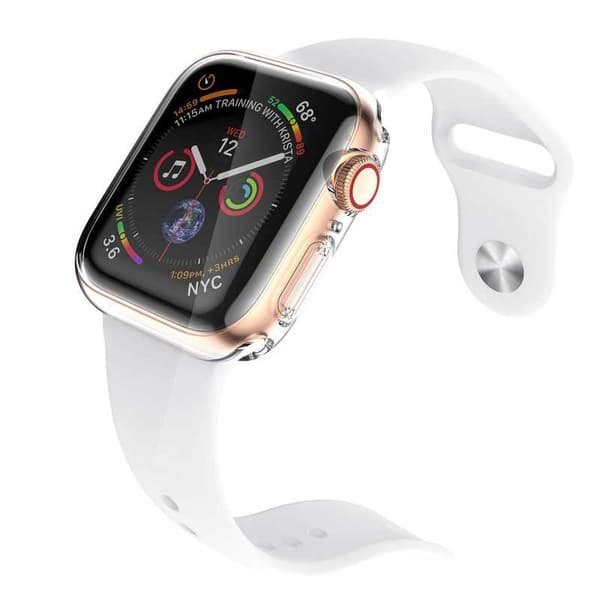 2-PACK Fulddækkende Ultratynd TPU Cover Apple Watch SE 44mm væske