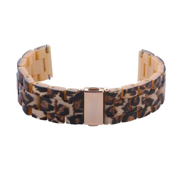 Apple Watch SE 40mm Premium Harts Armband - Leopard Mönster