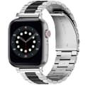 Miniatyrbillede 2 af 2: Armbånd Rustfrit stål Apple Watch 6 (44mm) - Sølv/sort