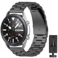 Miniatyrbild 1 av 6: Armband rostfritt stål Samsung Galaxy Watch 3 (45mm) - Svart