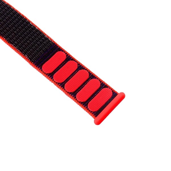 38 & 40 mm armband för Apple Watch i nylon (Röd)