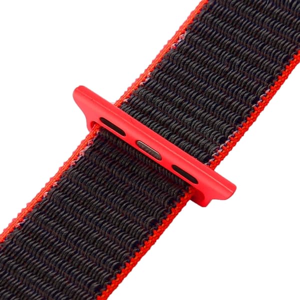38 & 40 mm armband för Apple Watch i nylon (Röd)