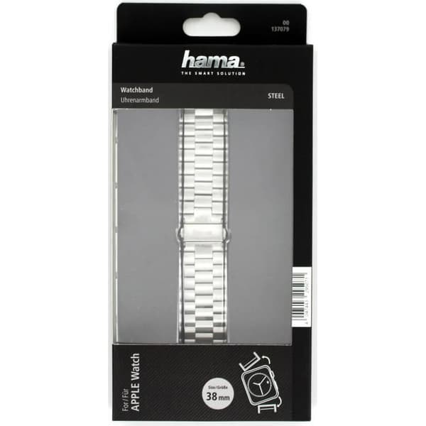 HAMA Klokkearmbånd Apple Watch Stål, 38mm