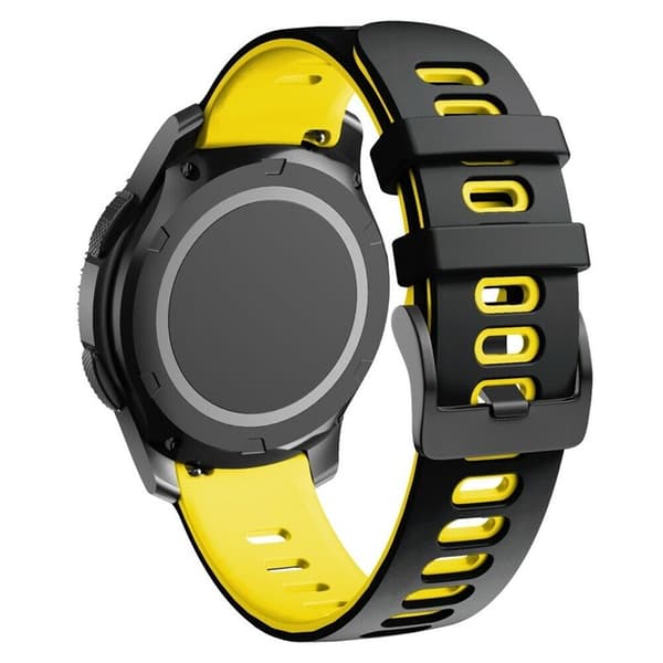 Twin Sport Armband OnePlus Watch 46mm - Svart/gul