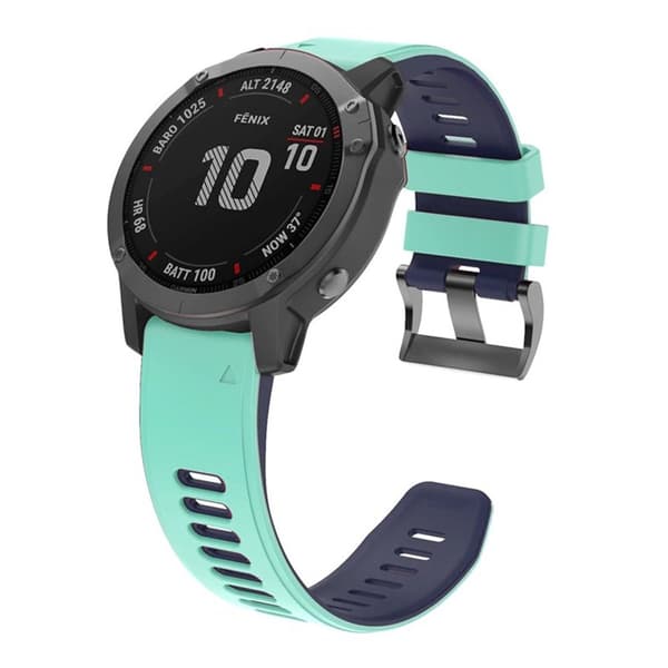 Twin Sport Armband Garmin Fenix 6 - Mint/Blå
