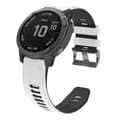 Miniatyrbild 4 av 5: Twin Sport Armband Garmin Fenix 6X Pro - Vit/svart