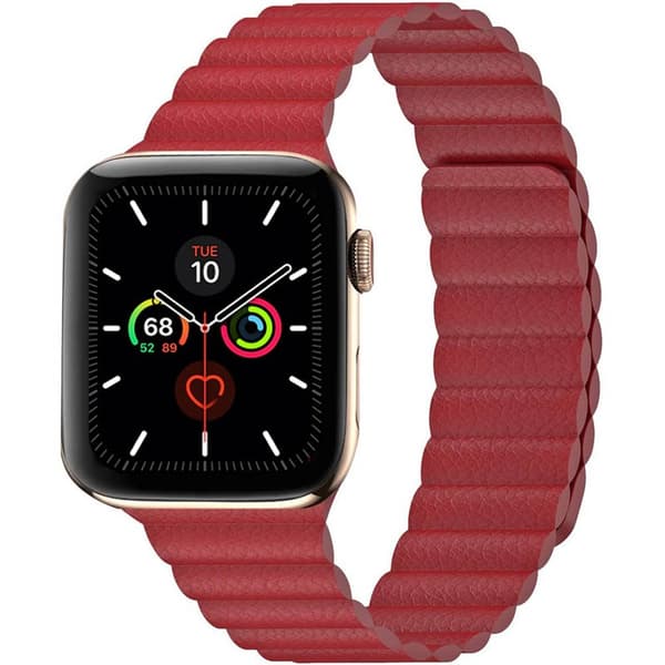 Apple Watch 6 (40mm) Læder loop rem - rød