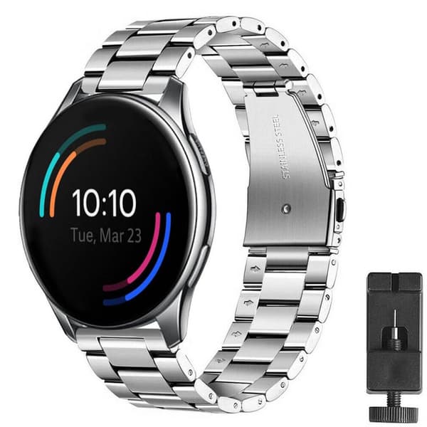 Armband rostfritt stål OnePlus Watch 46mm - Silver
