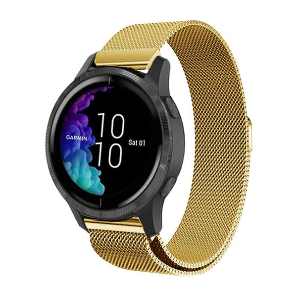 SKALO Milanese Loop to Garmin Venu 2 Kulta