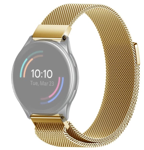SKALO Milanese Loop till OnePlus Watch Guld