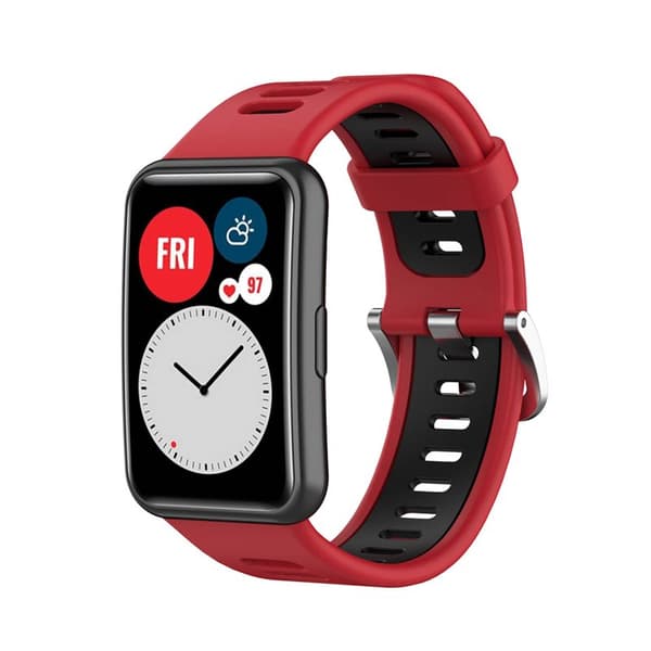 Twin Sport Rannekoru Huawei Watch Fit - Punamusta