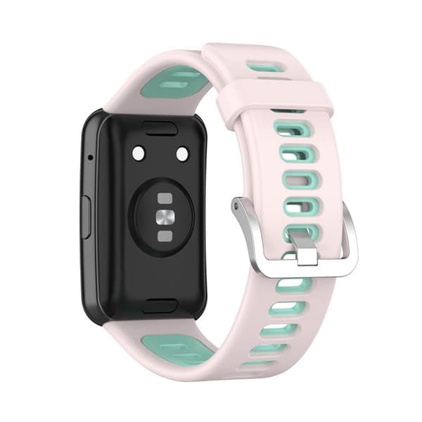 Twin Sport Rannekoru Huawei Watch Fit - Vaaleanpunainen/minttu