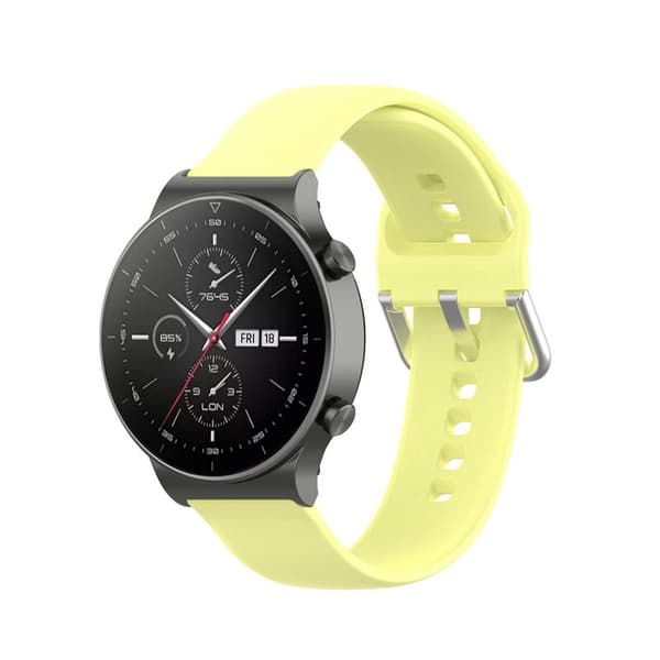 Silikoni Rannekoru Huawei Watch GT2  Pro - Keltainen