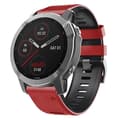 Miniatyrbild 1 av 4: Twin Sport Armband Garmin Fenix 6S - Röd/svart