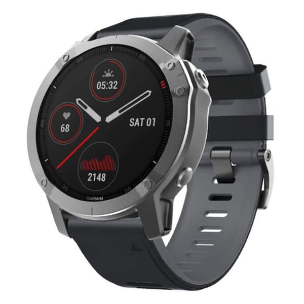 Twin Sport armbånd Garmin Fenix 6S Pro - Svart/grå