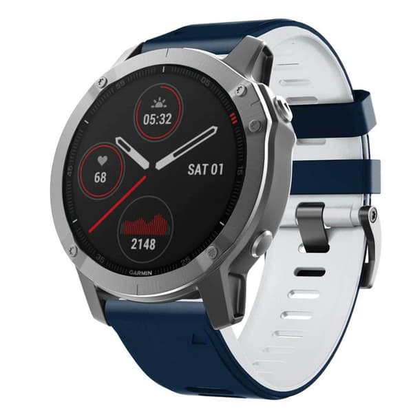 Twin Sport Armbånd Garmin Fenix 6S - Blå/grå