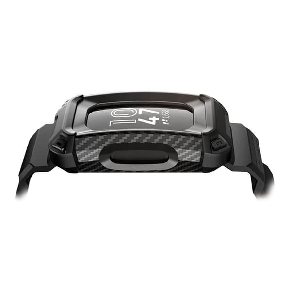 SUPCASE UB Pro urheilurannekoru Fitbit Inspire 2 - Musta