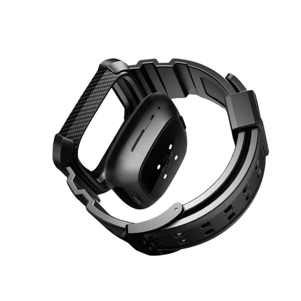 SUPCASE UB Pro ranneke Fitbit Sense - Musta
