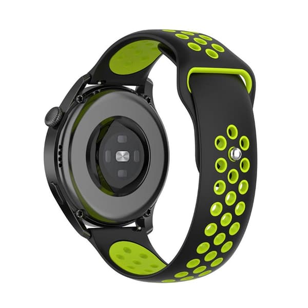EBN Sport Rannekoru Huawei Watch 3 Pro - Musta/Vihreä
