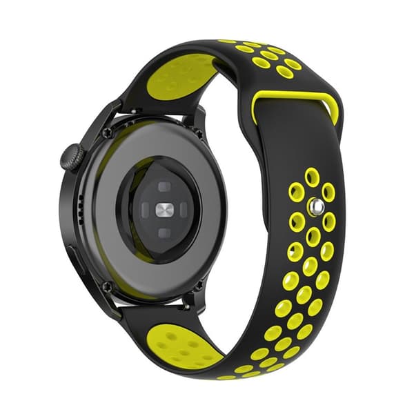 EBN Sport Armbånd Huawei Watch 3 Pro - Sort/gul