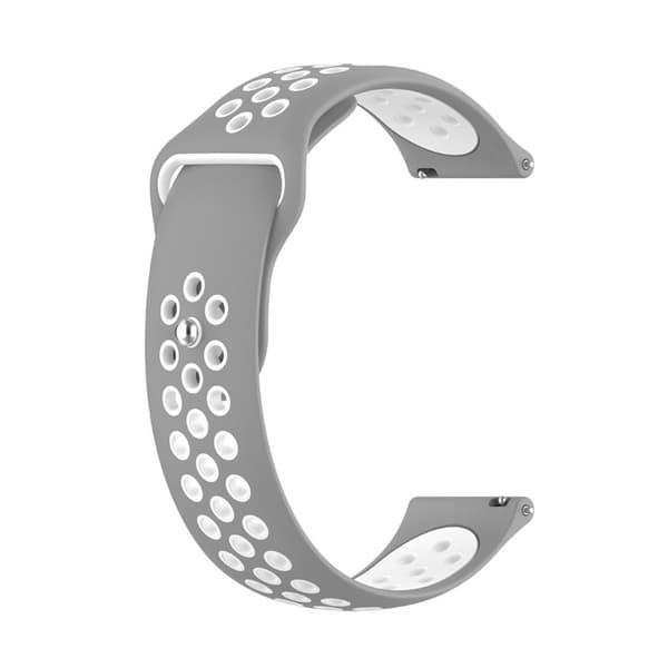 EBN Sport Rannekoru Huawei Watch 3 Pro - Harmaa/valkoinen