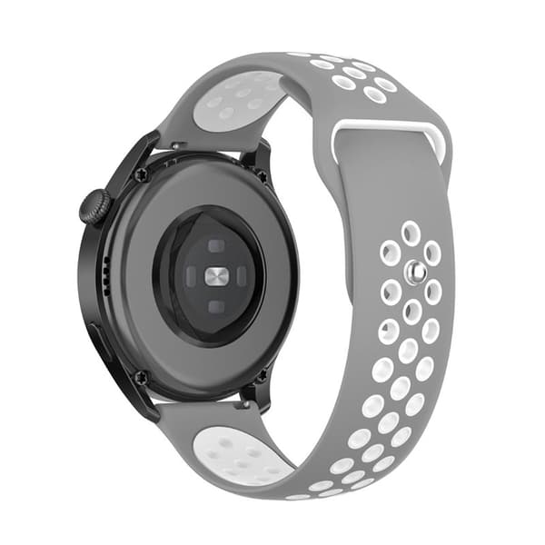 EBN Sport Rannekoru Huawei Watch 3 Pro - Harmaa/valkoinen