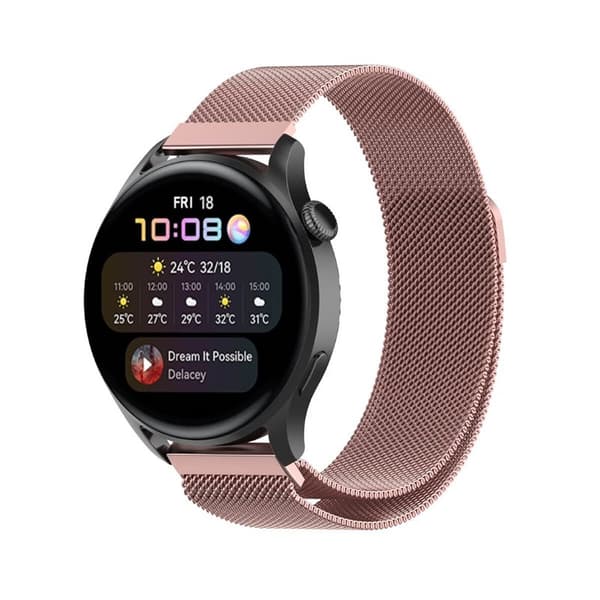 Milanese armbånd Huawei Watch 3 Pro - Kobber
