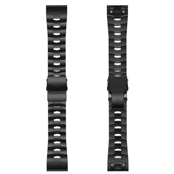 Armbånd titanium Garmin Fenix 6 Pro - Sort