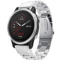 Pikkukuva 1 / 3: Urheiluranneke titaani Garmin Fenix 5S/5S Plus - Hopea