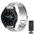 Miniatyrbilde 1 av 3: Armbånd Rustfritt stål Samsung Galaxy Watch 4 Classic (42mm) - Sølv