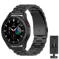 Miniatyrbilde 1 av 4: Armbånd Rustfritt stål Samsung Galaxy Watch 4 Classic (42mm) - Svart