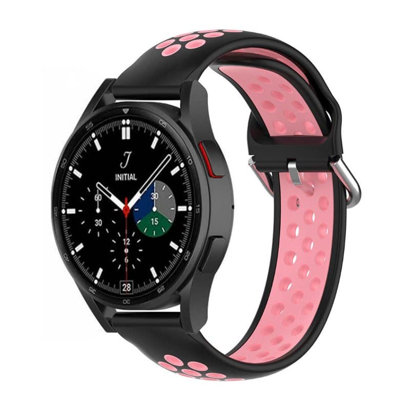 EBN Sport Armband Samsung Galaxy Watch 4 Classic 42mm - Svart/rosa