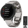 Pikkukuva 1 / 5: Urheiluranneke titaani Garmin Forerunner 745- Hopea