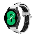 Pikkukuva 1 / 5: EBN Sport rannekoru Samsung Galaxy Watch 4 44mm - valkoinen / musta