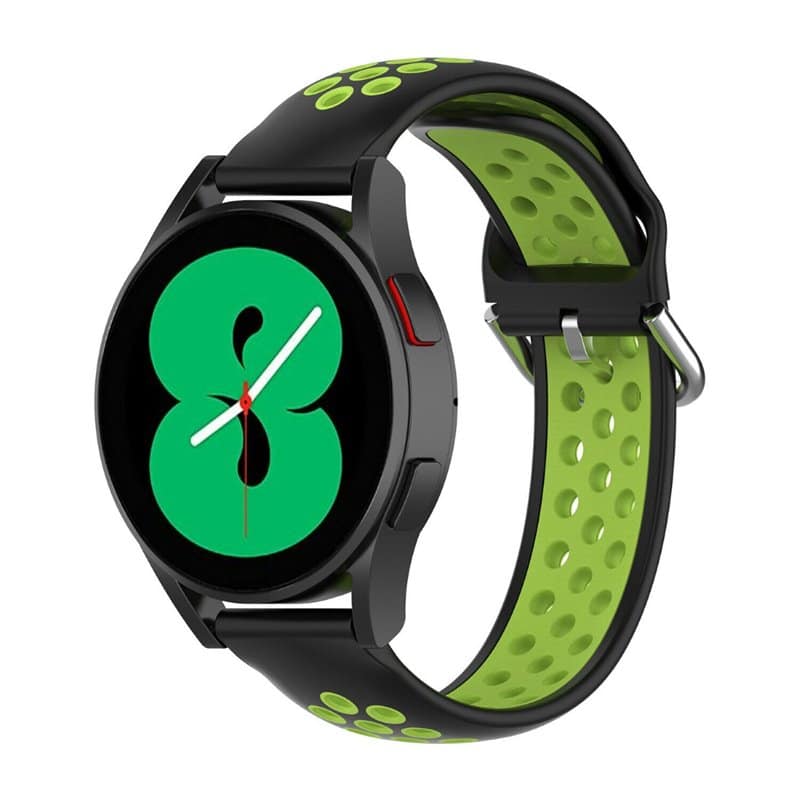 EBN Sport Armband Samsung Galaxy Watch 4 44mm - Svart/Grön