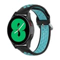Miniatyrbillede 1 af 5: EBN Sport Armbånd Samsung Galaxy Watch 4 44mm - Sort/ Turkis