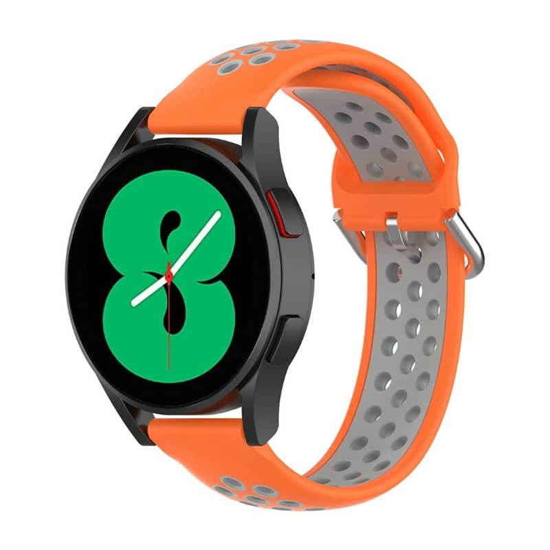 EBN Sport Armband Samsung Galaxy Watch 4 44mm - Orange/Grå