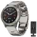 Pikkukuva 1 / 5: Urheiluranneke titaani Garmin Fenix 6X - Hopea