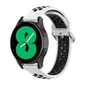 Miniatyrbillede 1 af 5: EBN Sport Armbånd Samsung Galaxy Watch 4 40mm - Hvid / Sort