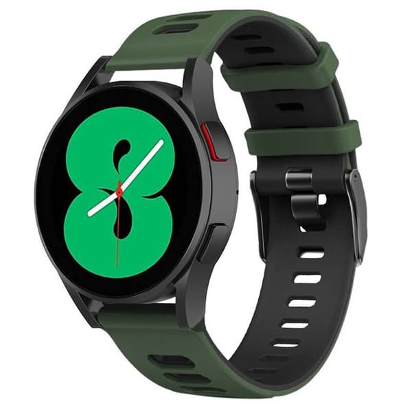 Twin Sport Rannekoru Armband Samsung Galaxy Watch 4 (40mm) - Vihreä/musta