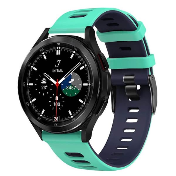 Twin Sport Rannekoru Armband Samsung Galaxy Watch 4 Classic (46mm) - Minttu/sininen