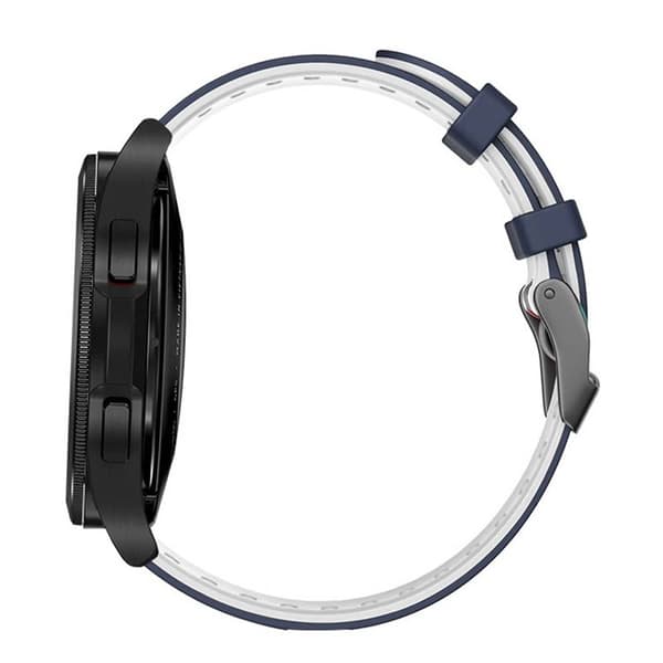 Twin Sport Armband Samsung Galaxy Watch 4 Classic (42mm)- Blå/hvid