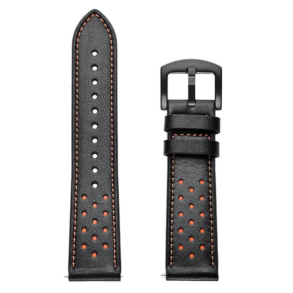 Armbånd lær Samsung Galaxy Watch 4 Classic (46mm) - Svart