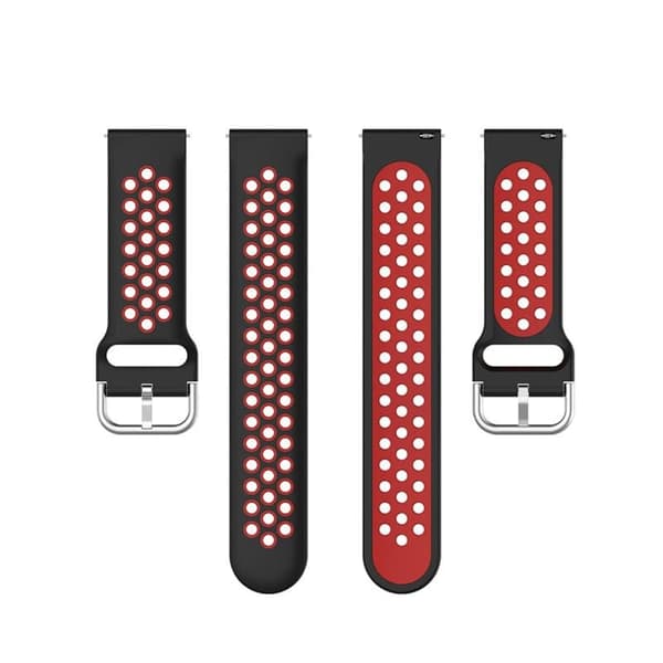 EBN Sport Armband Samsung Galaxy Watch 4 Classic 42mm - Sort/rød