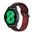 Miniatyrbilde 1 av 5: EBN Sport armbånd Samsung Galaxy Watch 4 44mm -Svart/rød