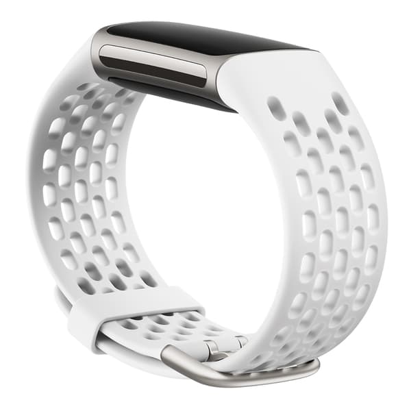 INF Reimer til Fitbit Charge 5 i silikon 3-pakning turkis / korall / hvit