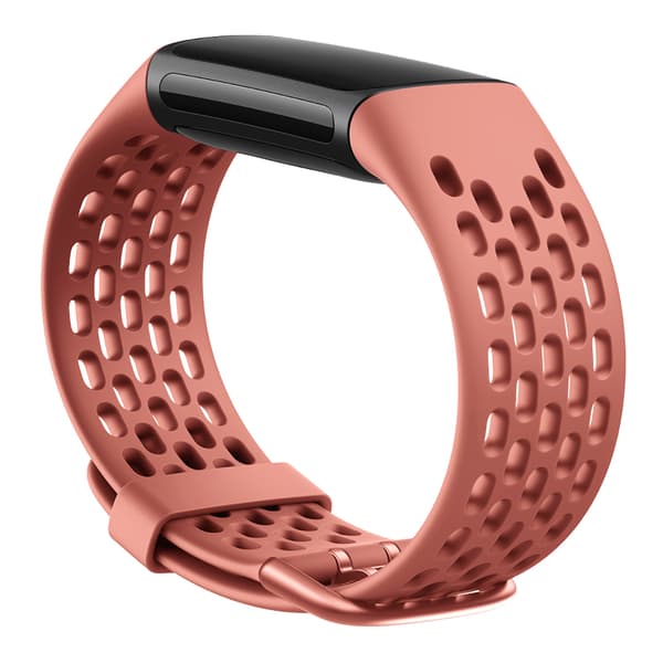 INF Reimer til Fitbit Charge 5 i silikon 3-pakning turkis / korall / hvit