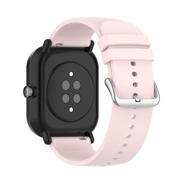 Soft Silikonarmband 20mm för Galaxy Watch4 44mm/40mm m.fl. - Rosa