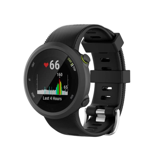 INF Reim i sort silikon til Garmin Forerunner 45 / 45S